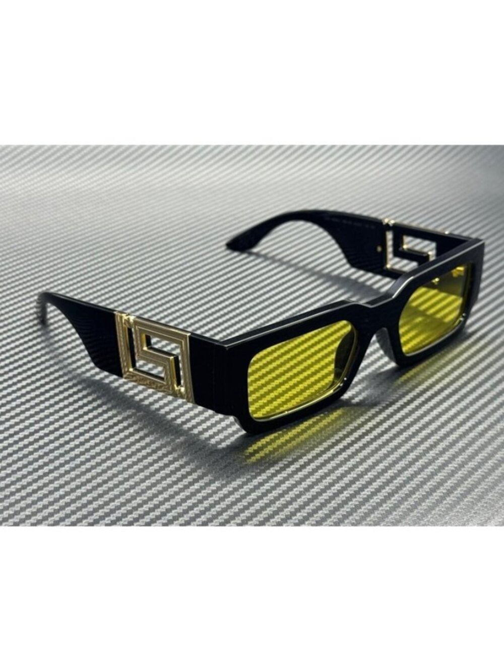 New Versace Men Black Sunglasses 54-21-140 - Picture 3 of 4
